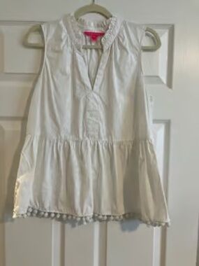 Lilly Pulitzer Novella peplum top
